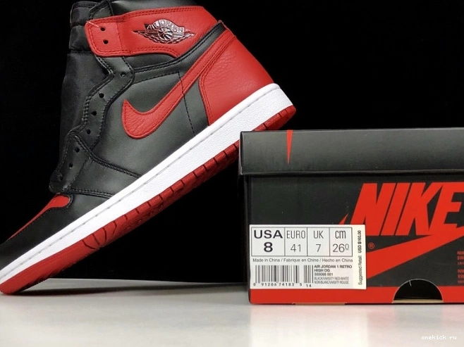 Rep Onekick Jordan Retro Air Banned 555088-001 OG High 1 0719